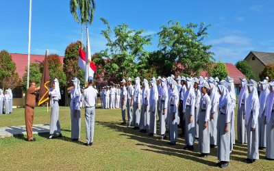 Pelantikan Pengurus OSIS SMKN 2 Sungailiat Periode 2024-2025 Lahirkan Pemimpin Muda yang Inspiratif